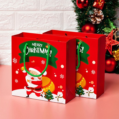 크리스마스선물가방/산타종이가방/쇼핑백/선물가방